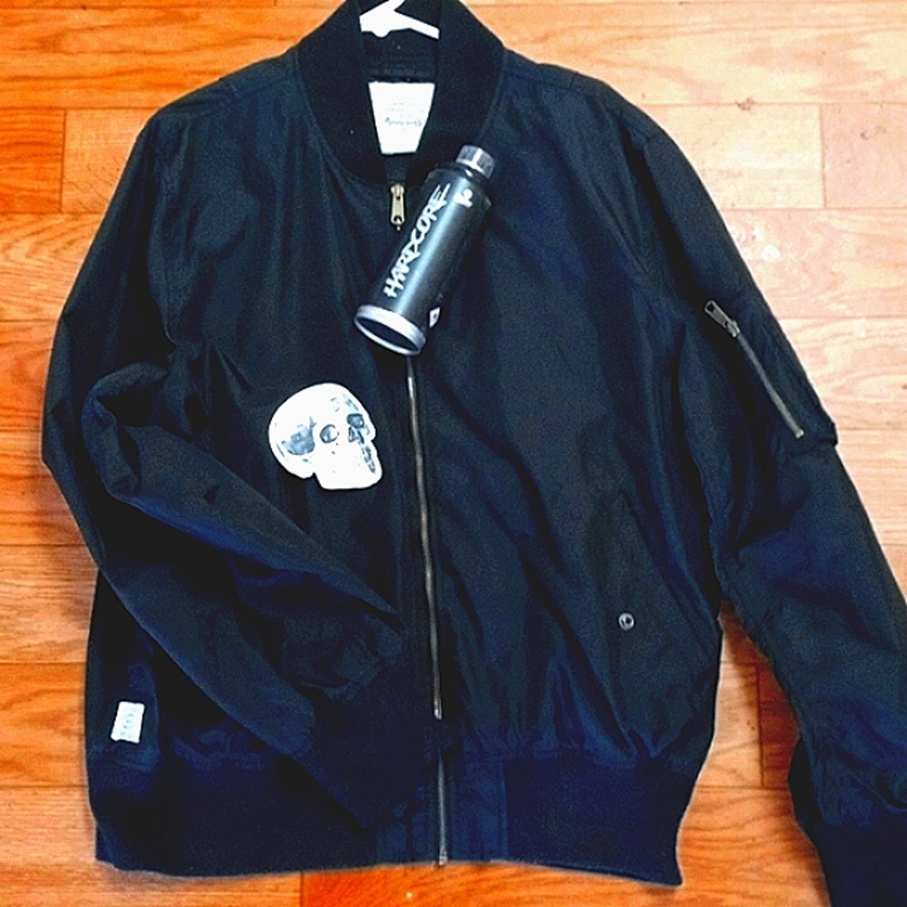 Black Bomber Jacket